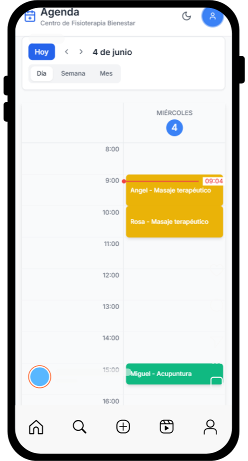 calendario fisiobot
